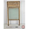 Image 5 : Antique Washboard Board "The Columbia Mountain" (Glass Type) (24"H x 12"W)