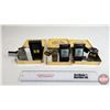 Image 1 : Cigar Boxes (3) "RITMEESTER" & Promotional Zippo Items (6) : Lighters (4) & Tape Measures (2) (Each 