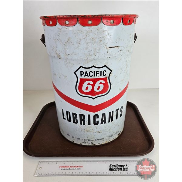 PACIFIC 66 Lubricants Five Gallon Pail (16-1/4"H x 12"Dia)