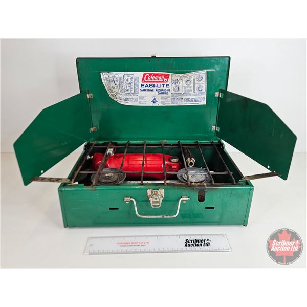 Coleman Camp Stove : Model 431 (Closed Measures: 5"H x 17-1/2"W x 12"D)
