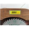 Image 11 : Promotional Clock MEISEL Hardware (Batt Op) (Mounted in Wooden Frame) (Wood Frame Measures: 13-1/4"H