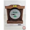 Image 1 : Promotional Clock MEISEL Hardware (Batt Op) (Mounted in Wooden Frame) (Wood Frame Measures: 13-1/4"H