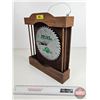 Image 9 : Promotional Clock MEISEL Hardware (Batt Op) (Mounted in Wooden Frame) (Wood Frame Measures: 13-1/4"H