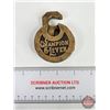 Image 1 : Brass Pad Lock "CHAMPION 6-LEVER" (2-1/4"Dia) (No Key - Open)