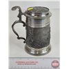Image 10 : Beer Steins (3) - Engraved / Pewter Decorative / Germany "1970" "1973" - Ceramic : Domex Made in Ger