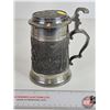 Image 13 : Beer Steins (3) - Engraved / Pewter Decorative / Germany "1970" "1973" - Ceramic : Domex Made in Ger