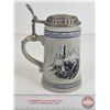 Image 18 : Beer Steins (3) - Engraved / Pewter Decorative / Germany "1970" "1973" - Ceramic : Domex Made in Ger