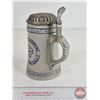 Image 21 : Beer Steins (3) - Engraved / Pewter Decorative / Germany "1970" "1973" - Ceramic : Domex Made in Ger