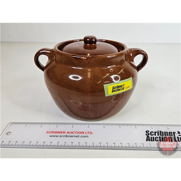 Medalta Bean Pot (4-1/2"H)