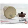 Image 3 : Stoneware Crock Canister w/Lid "Made in England by Pearson's of Chesterfield Established 1910" (Meas