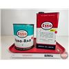 Image 2 : ESSO Cans (2) : Oil & Anti-Freeze (Tallest Measures : 11-3/4"H)