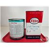 Image 4 : ESSO Cans (2) : Oil & Anti-Freeze (Tallest Measures : 11-3/4"H)