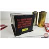 Image 13 : King Bee Special Safety Flares w/ Engine Oil Additive Cans (2) (Metal Flare Container Measures : 11"