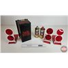 Image 1 : King Bee Special Safety Flares w/ Engine Oil Additive Cans (2) (Metal Flare Container Measures : 11"