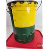 Image 7 : Co-Op Five Gallon Pail w/Lid & Spout  (Measures : 15-1/2"H x 12"Dia)