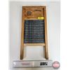 Image 1 : Small Washboard "THE ZING KING" Lingerie : National Washboard Co. No. National 703 (Metal Style) (Me