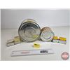 Image 8 : Tins (6) : Fleischmann; Blue Ribbon; Koban; etc  (Largest Measures: 6-1/2"H x 8-1/4"Dia)