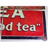 Image 5 : RED ROSE TEA Single Tin Sign (4 Section) (Each Section Measures : 16": x 23-1/2") (Total Measures To