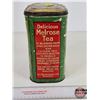 Image 3 : Melrose Tea Tin  (9"H x 7"W x 4-3/4"D)