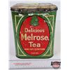 Image 4 : Melrose Tea Tin  (9"H x 7"W x 4-3/4"D)
