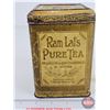 Image 5 : Ram Lal's Pure Tea Tin  (6"H x 4"W x 4"D)