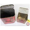 Image 7 : Vintage Tea Tins (2) : MacDonald's Mfg Co. Limited (Largest Measures: 9"H x 7"W x 4-3/4"D)