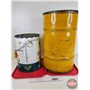 Image 3 : WHITE ROSE Gear Oil Drum & WHITE ROSE Five-Gallon Pail (Drum Measures: 23-1/2"H x 14-1/2"Dia)