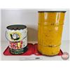 Image 4 : WHITE ROSE Gear Oil Drum & WHITE ROSE Five-Gallon Pail (Drum Measures: 23-1/2"H x 14-1/2"Dia)