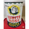 Image 7 : WHITE ROSE Gear Oil Drum & WHITE ROSE Five-Gallon Pail (Drum Measures: 23-1/2"H x 14-1/2"Dia)