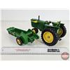 Image 11 : John Deere Toy Tractor with Spreader (Scale 1:16) (Note: Steering Wheel Missing)