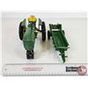 Image 3 : John Deere Toy Tractor with Spreader (Scale 1:16) (Note: Steering Wheel Missing)