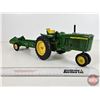 Image 4 : John Deere Toy Tractor with Spreader (Scale 1:16) (Note: Steering Wheel Missing)