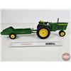 Image 5 : John Deere Toy Tractor with Spreader (Scale 1:16) (Note: Steering Wheel Missing)