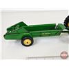 Image 7 : John Deere Toy Tractor with Spreader (Scale 1:16) (Note: Steering Wheel Missing)