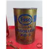 Image 3 : ESSO Combo (2): Outboard Motor Oil Bottle (FULL!) & Oil Can & Key Chain