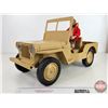 Image 2 : GI Joe Desert Patrol Adventure : Jeep & Man & Accessories! (with Original Box) (Box Measures: 12"H x