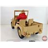 Image 4 : GI Joe Desert Patrol Adventure : Jeep & Man & Accessories! (with Original Box) (Box Measures: 12"H x