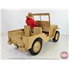 Image 5 : GI Joe Desert Patrol Adventure : Jeep & Man & Accessories! (with Original Box) (Box Measures: 12"H x
