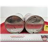 Image 7 : SHELL Oil Cans (2): Premium Aeroshell Oil W-100 (All Measure: 6-1/2"H x 4"Dia)