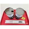 Image 6 : SHELL Oil Cans (2): Rotella T (All Measure: 6-1/2"H x 4"Dia)