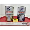 Image 2 : HUSKY Oil Cans (2):  - Heavy Duty Special Motor Oil - Statolube "6000" (All Measure: 6-1/2"H x 4"Dia