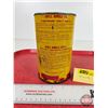 Image 4 : SHELL RIMULA OIL Can : Series 3 Motor Oil (All Measure: 6-1/2"H x 4"Dia)