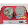 Image 6 : Oil Cans (2):  - Motomaster Dexron II  - PetroLon's Slick 50 (Both FULL !)  (6"H x 4"Dia)