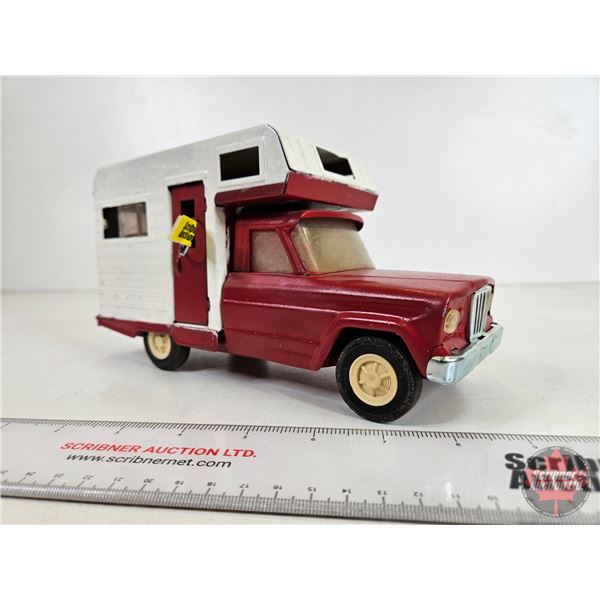 TONKA Jeep Wagoneer Camper Truck (Repainted) (5"H x 3-1/2"W x 9-1/2"D)