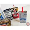 Image 4 : Collector Combo Oil Cans / Tins (9) (Variety)  (See Pictures for Types / Varieties) (Note: Oil Treat