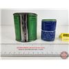 Image 4 : CLOVER Compound Tins (2) (Both With Contents) (Largest Measures: 4-1/2"H x 3-1/4"Dia)