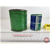 Image 5 : CLOVER Compound Tins (2) (Both With Contents) (Largest Measures: 4-1/2"H x 3-1/4"Dia)