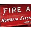 Image 14 : "Northern Electric Company" FIRE ALARM Box (Cast Metal)  (No Internals / No Key) (13-1/4"H x 9"W x 7