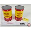 Image 1 : LUBIE LUBE Oil Cans (2) (Note: One is FULL !) (6-1/2"H x 4"Dia)
