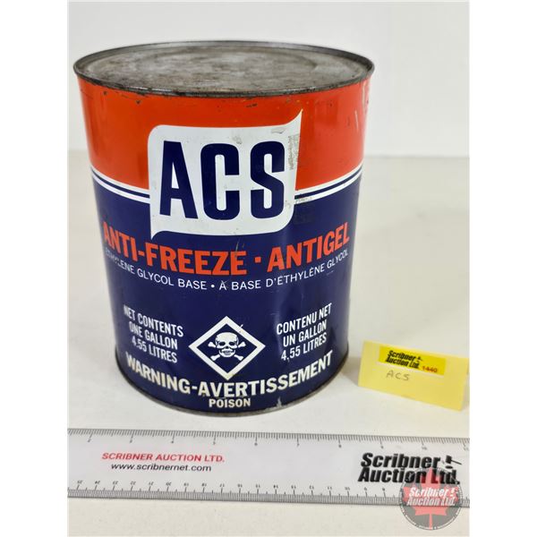ACS Anti-Freeze Can (8"H x 7"Dia)